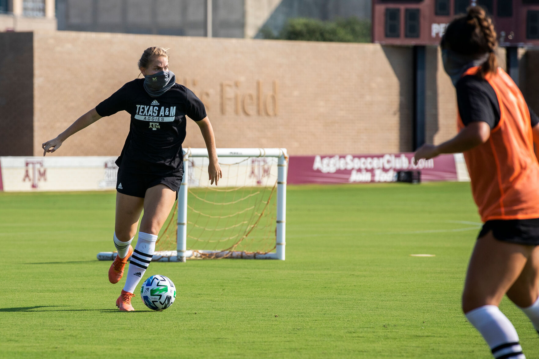 Texas A&M preseason soccer practice